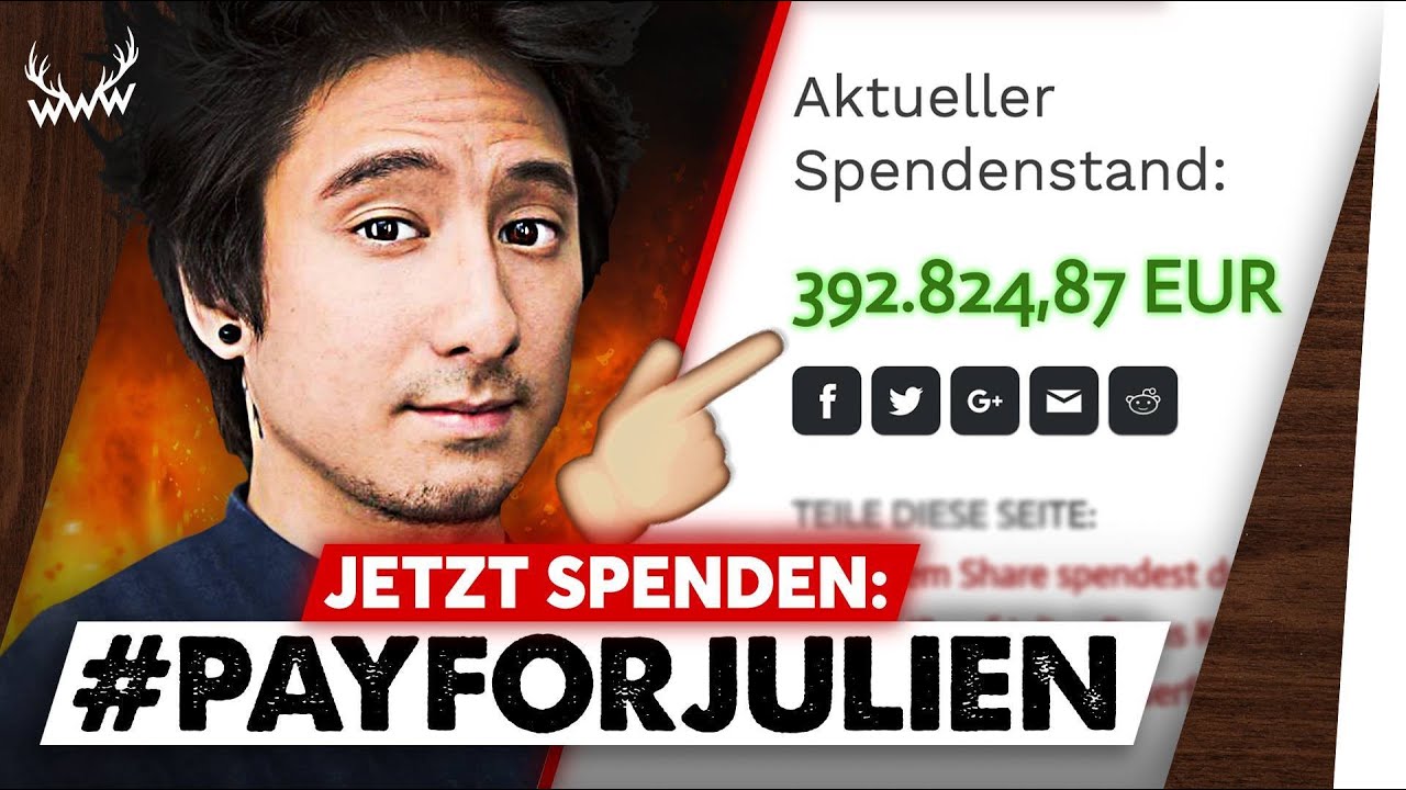 SPENDENKONTO f&uuml;r JULIEN BAM! &bull; KSFreak: Webvideopreis! | #WWW