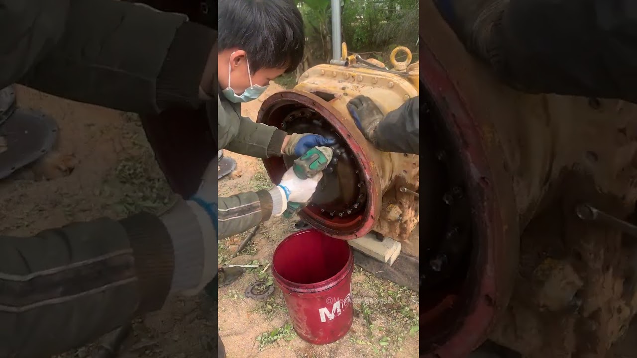 Inability to overhaul XCMG transmission to replace overrunning clutch and turbine.