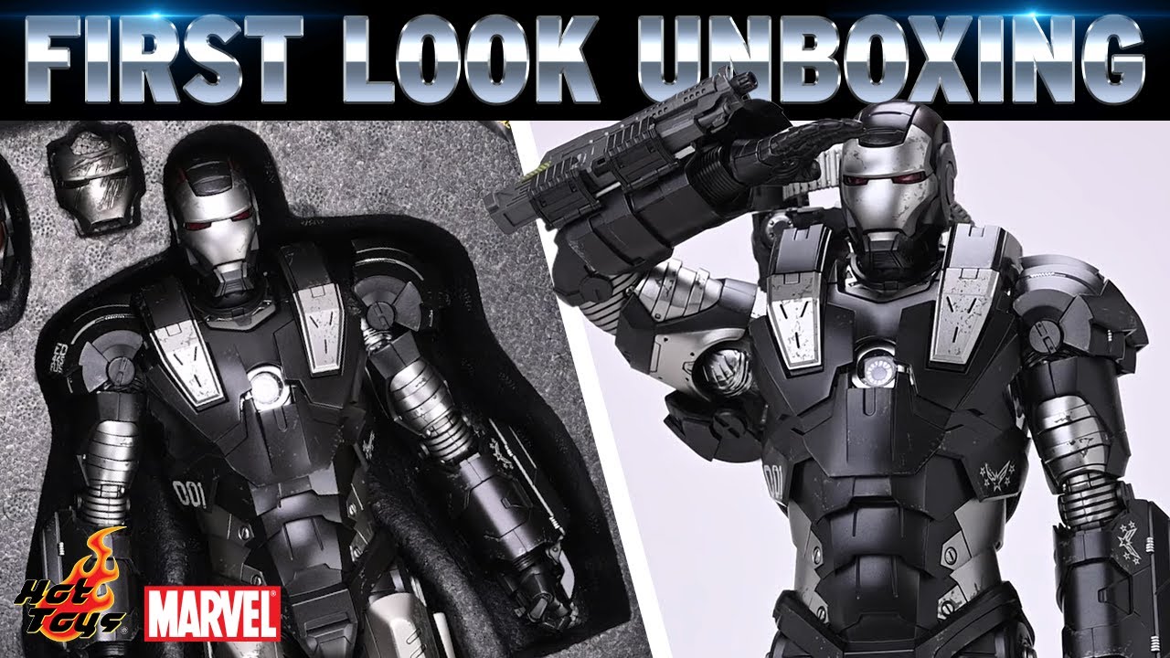 Распаковка фигурки Hot Toys War Machine Mk1 Iron Man 2 | Первый взгляд