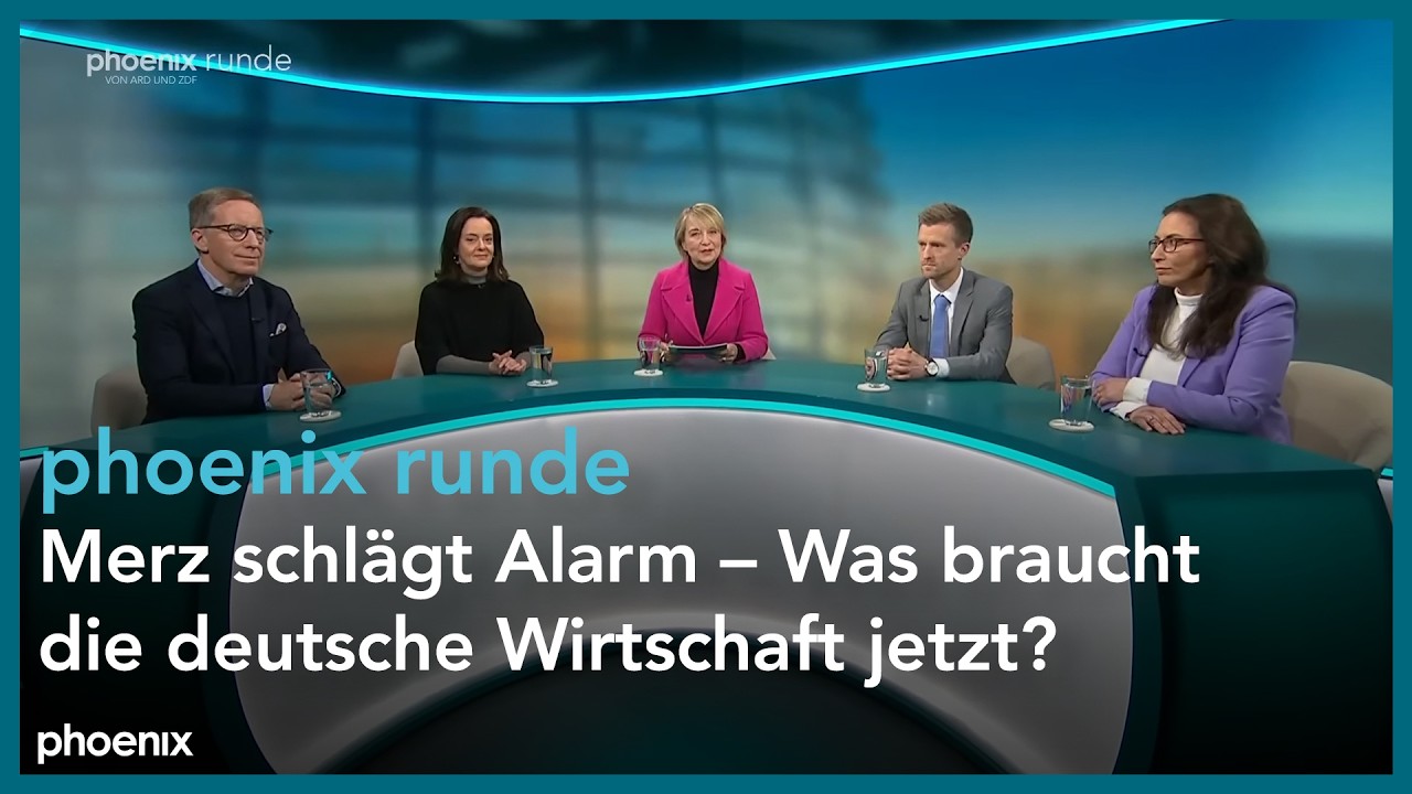 phoenix runde: Merz schlägt Alarm – Was braucht die deutsche Wirtschaft jetzt?