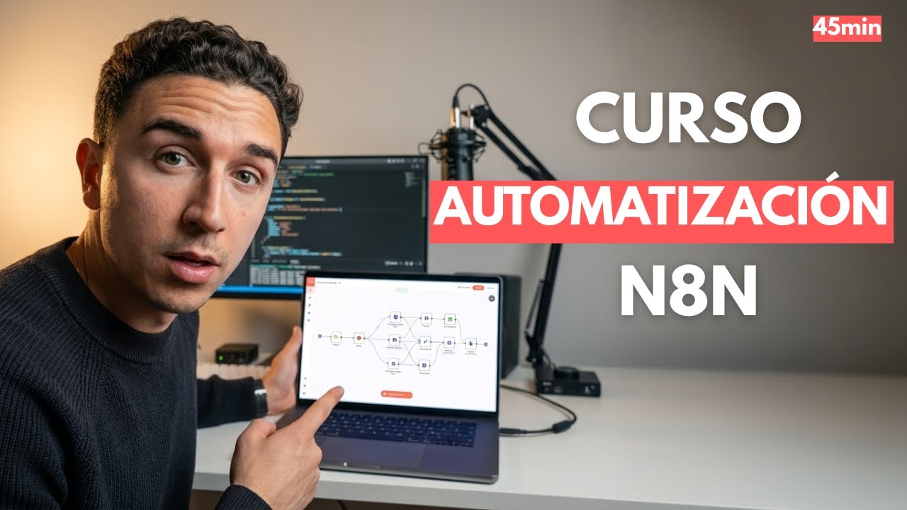 CURSO COMPLETO DE AUTOMATIZACIÓN CON N8N | TODO LO QUE DEBES SABER 🔥