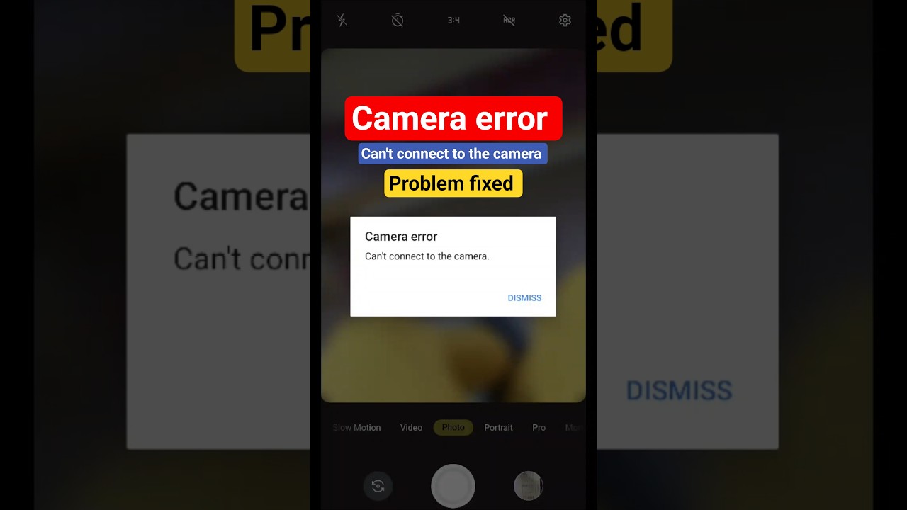 Camera error problem 😞 can't contact to the camera problem solve 📲 camera error problem fixing