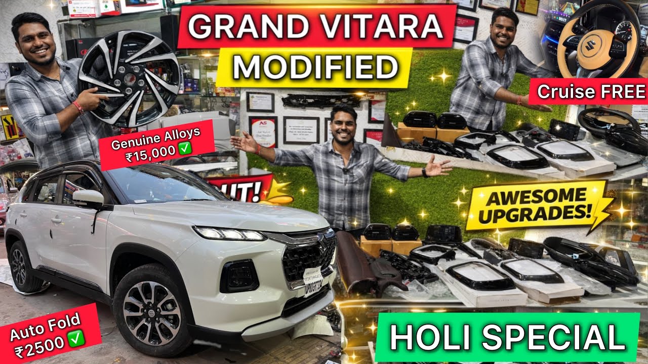 Grand Vitara Sigma Base To Top Modification with PRICE ✅ Grand Vitara Modified ✅