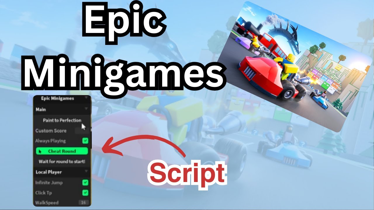 Epic Minigames Script | Auto Win, Auto Farm, Pastebin! 🚀🎯