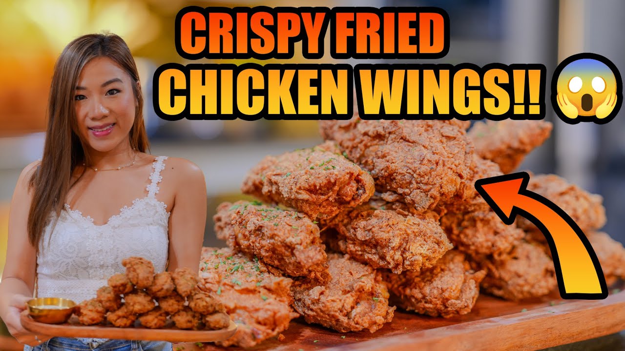 The BEST Crispy Fried Chicken Wings Recipe 🐓🪽