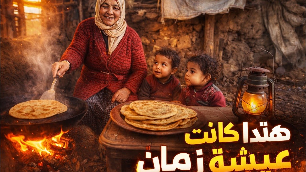 مشهد من عيشة زمان 🥖🔥 كيحرك المشاعر🫒