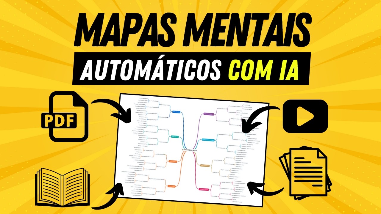 Essa IA cria MAPAS MENTAIS (em SEGUNDOS) de Qualquer Conte&uacute;do