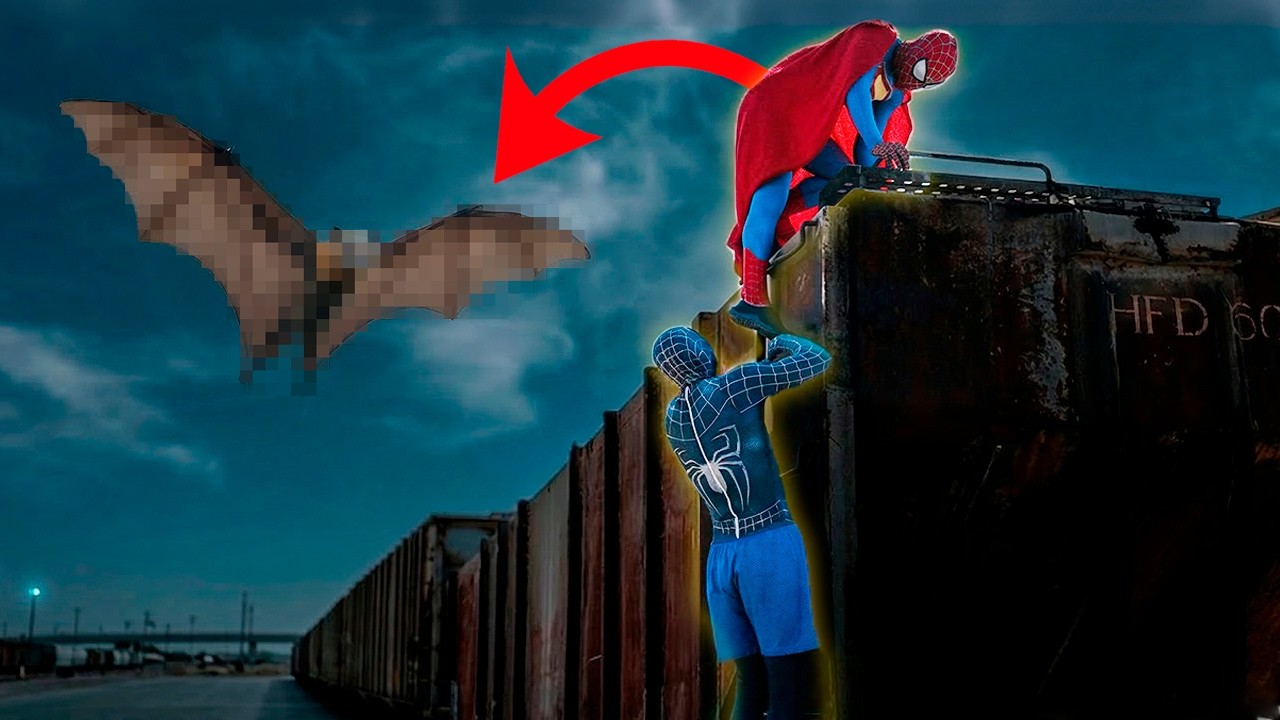 Homem aranha e o Morcego Venom Malvado - Filme Completo de Super-Her&oacute;is
