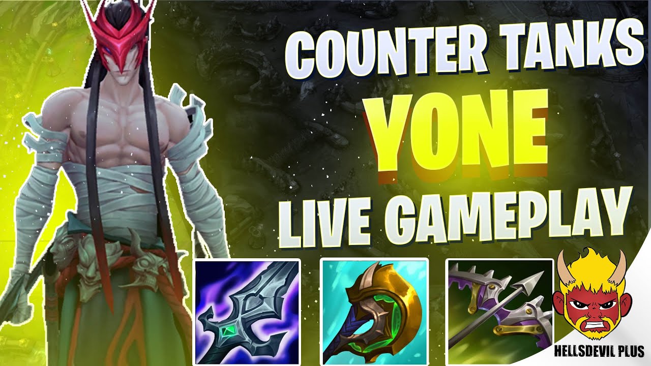 Yone Top Counters Tank Meta! - Wild Rift HellsDevil Plus Gameplay
