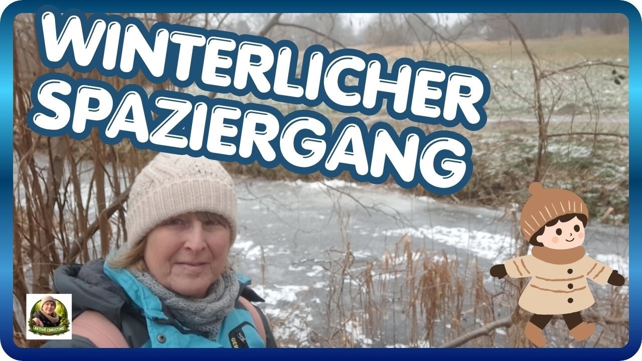 Winterlicher Spaziergang zum ehemaligen Freibad in Petershagen