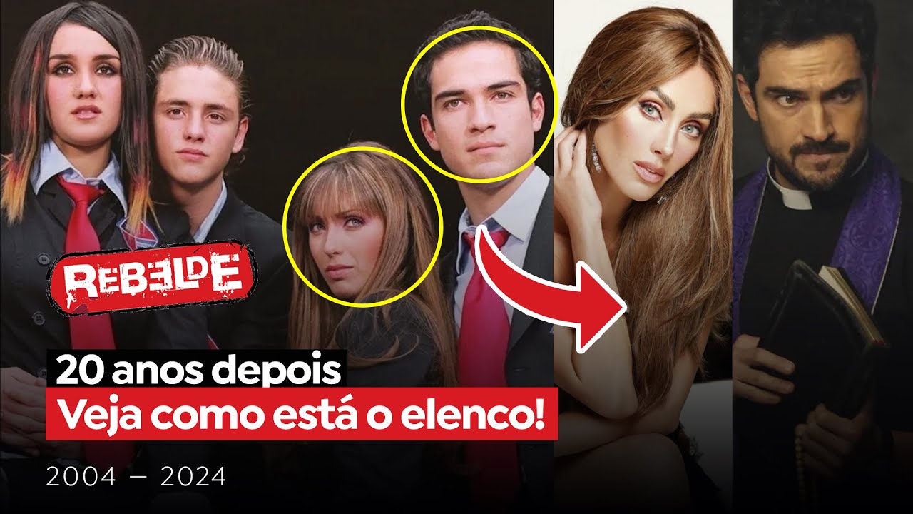 REBELDE 20 ANOS DEPOIS — VEJA COMO ESTÁ O ELENCO ATUALMENTE! 🌟 #rebelde #rbd