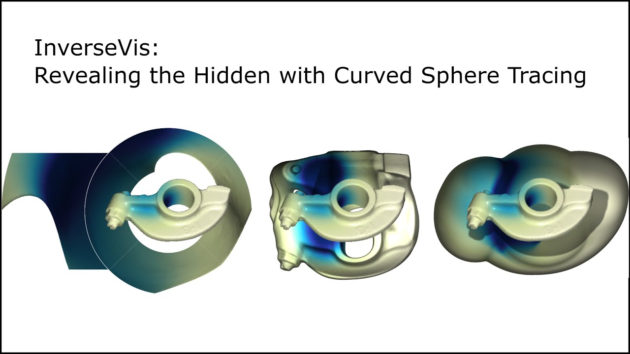 InverseVis: Revealing the Hidden with Curved Sphere Tracing