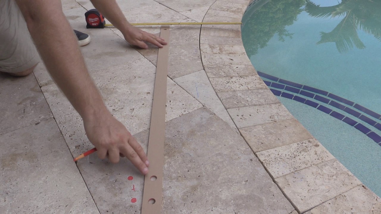 PoolfenceDIY.com,  Step 1 - Layout and Marking Out the Deck