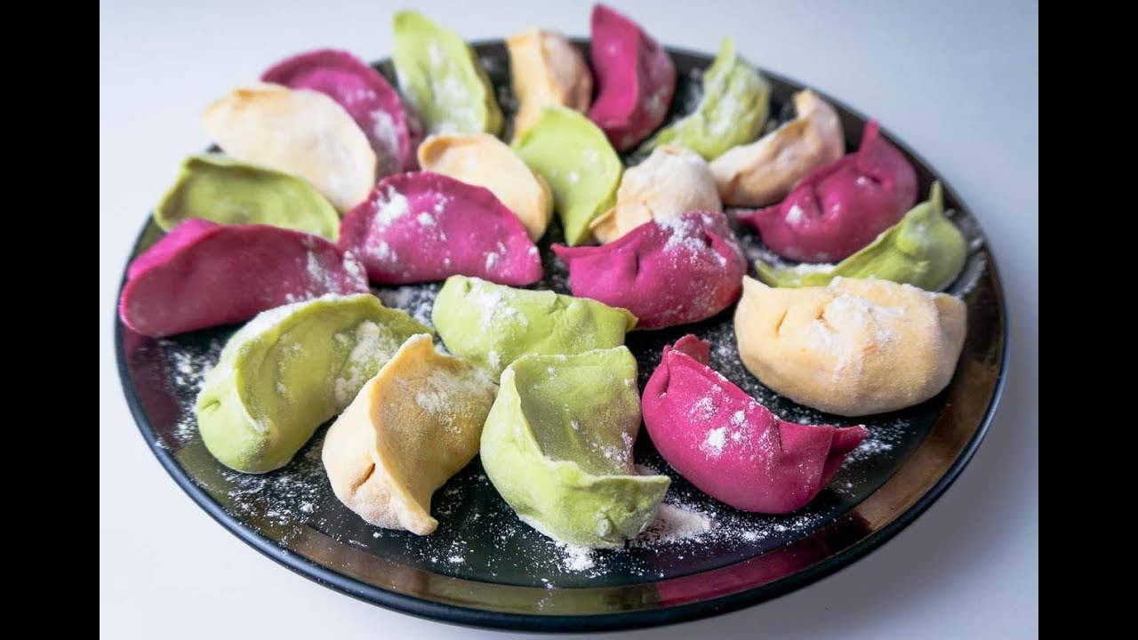 RAVIOLI CHINOIS pleine de couleur Recette maison / Dumplings recipe/ Jiaozi recette maison