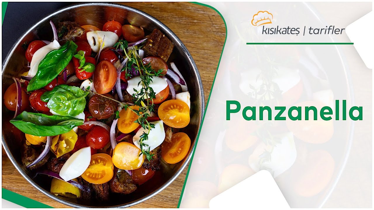Panzanella Salatası Tarifi #salatatarifleri #kısıkateşakademitv #kısıkateşakademitarifleri