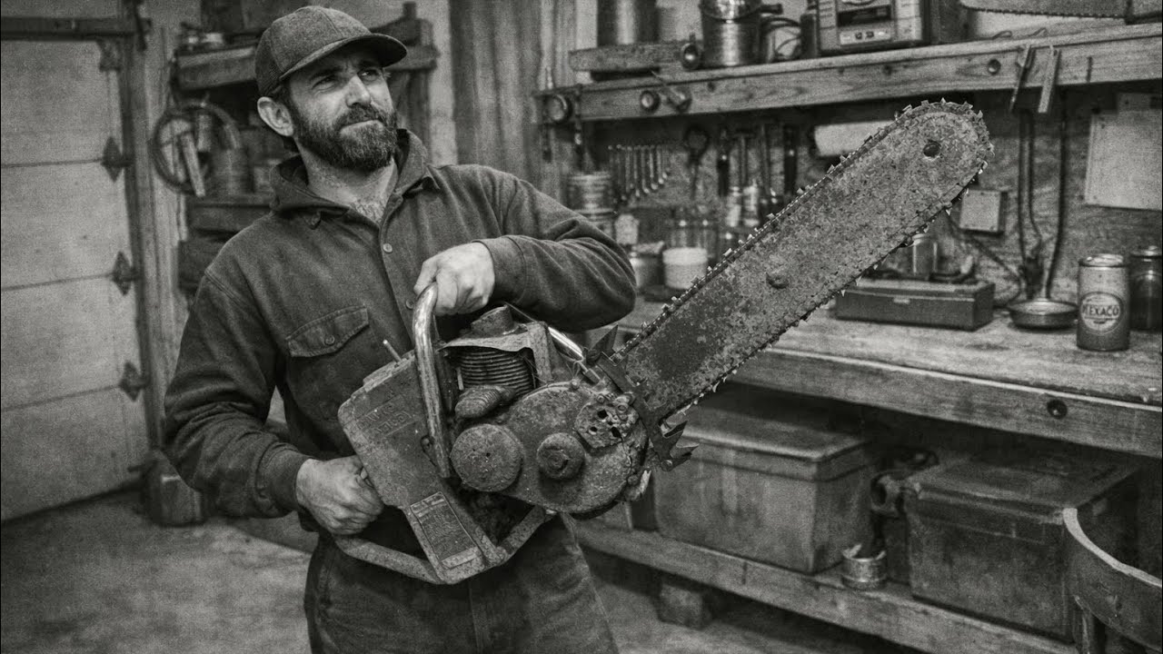 1950s David Bradley Chainsaw - WILL IT RUN?