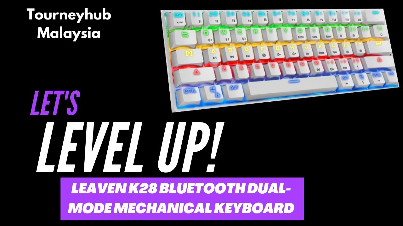 LEAVEN K28 BLUETOOTH DUAL-MODE MECHANICAL KEYBOARD