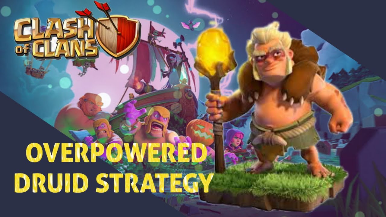 TH16 - DRUID ROOT VALK Strategy | Overpowered | Clash Of Clans
