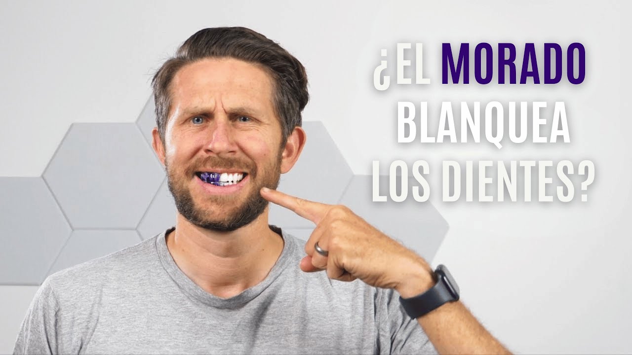 ¿El color violeta realmente blanquea los dientes? - Experimento científico