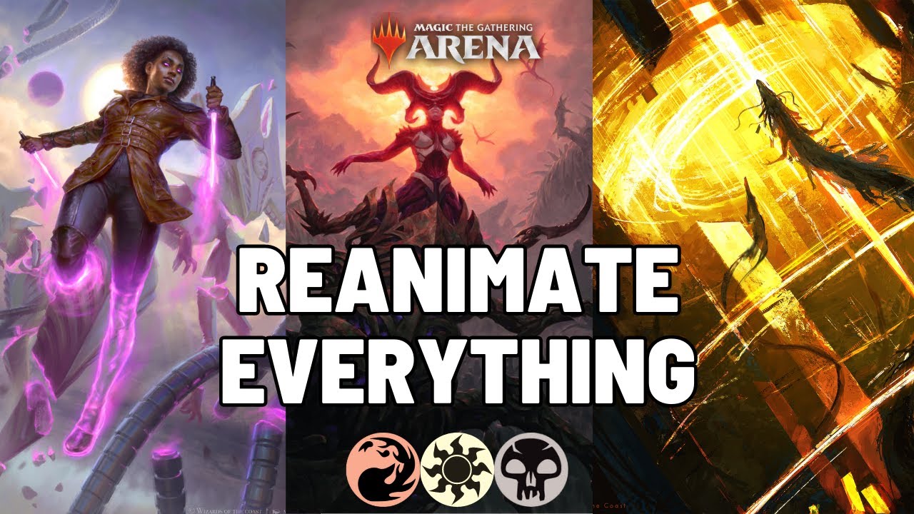 🌞🔥💀 Reanimate Everything | MTG Arena Standard Ranked | Mardu Portal to Phyrexia Reanimator