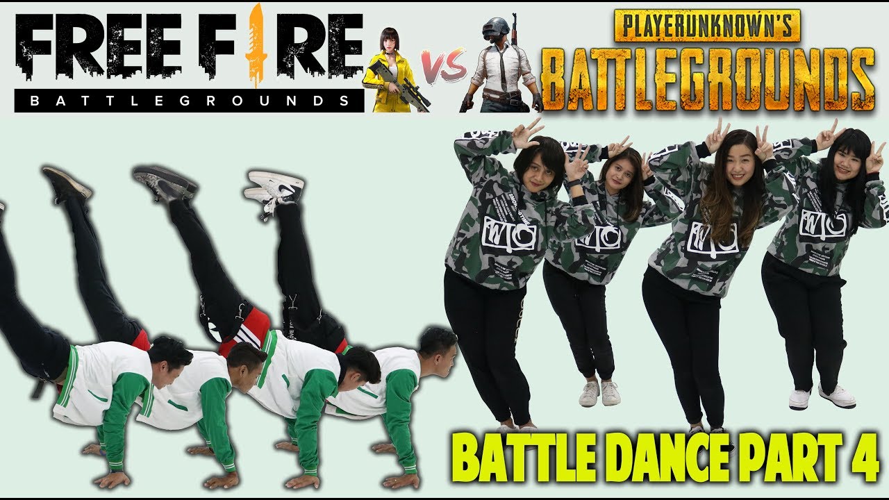BATTLE DANCE FREE FIRE VS PUBG PART 4 - IKAN ASIN - TAKUPAZ DANCE CREW