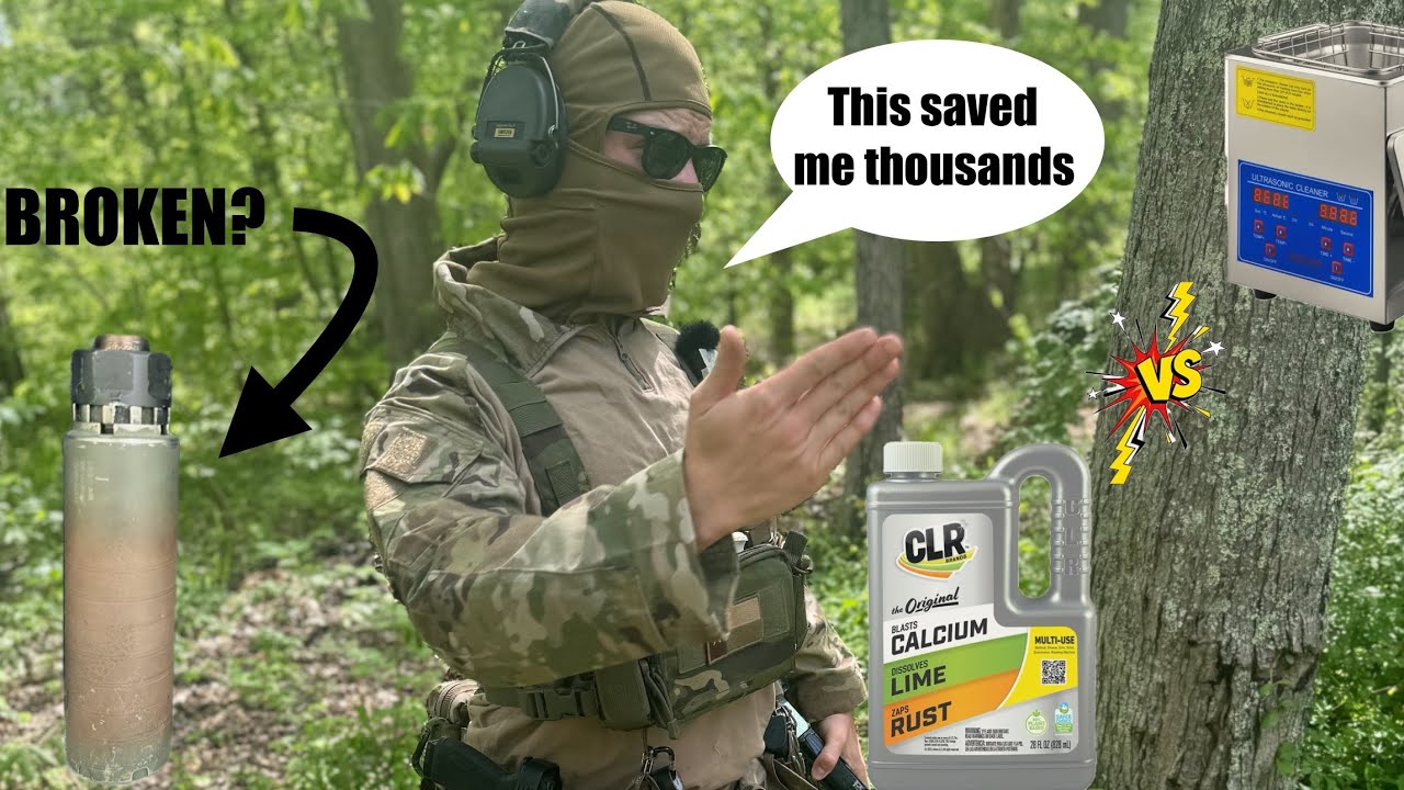 Ultrasonic vs CLR: The Suppressor Cleaning Showdown