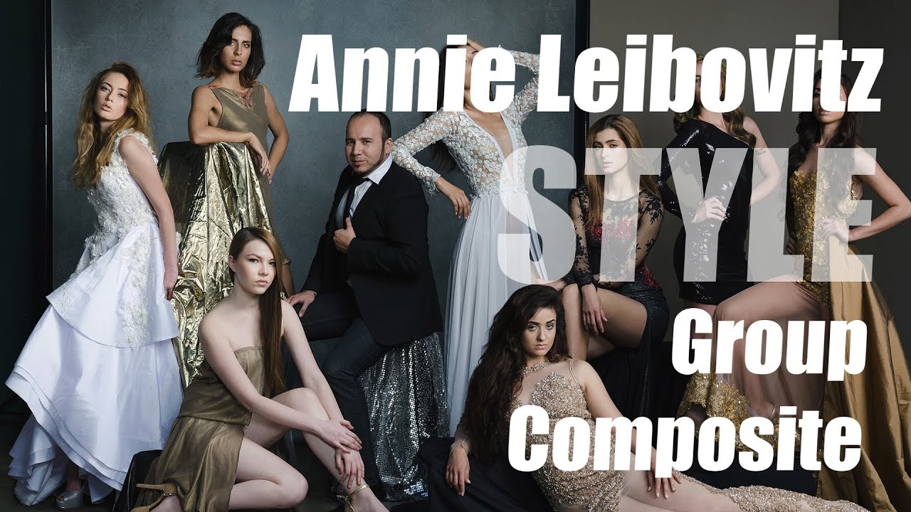 Annie Leibovitz & Vanity Fair Style - Group Lighting + Photoshop Composite Tutorial