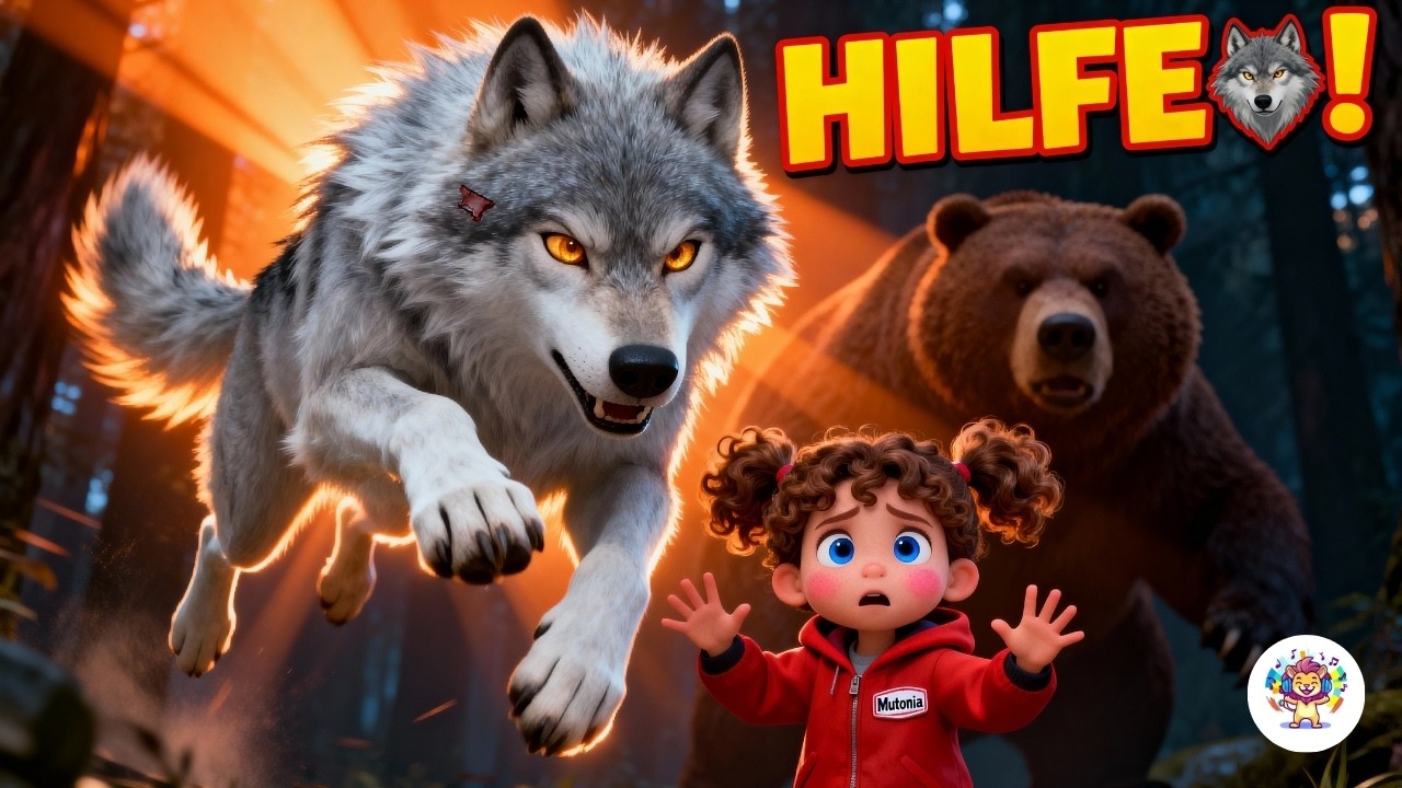 Wolf Kinderlied 🐺 Spannendes Tierlied | Mutmachlied