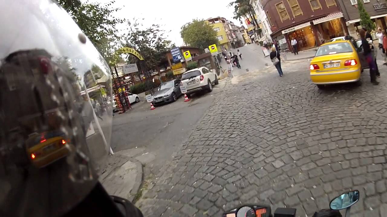 Drive through ISTANBUL streets