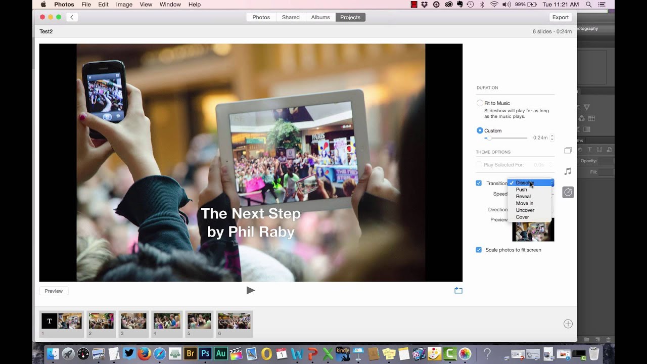 Create a Slideshow with Photos app in Mac