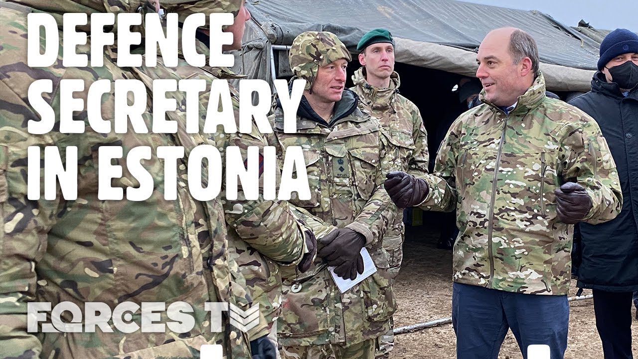 OP CABRIT: Defence Secretary Visits British Troops Deployed To Estonia | Forces TV