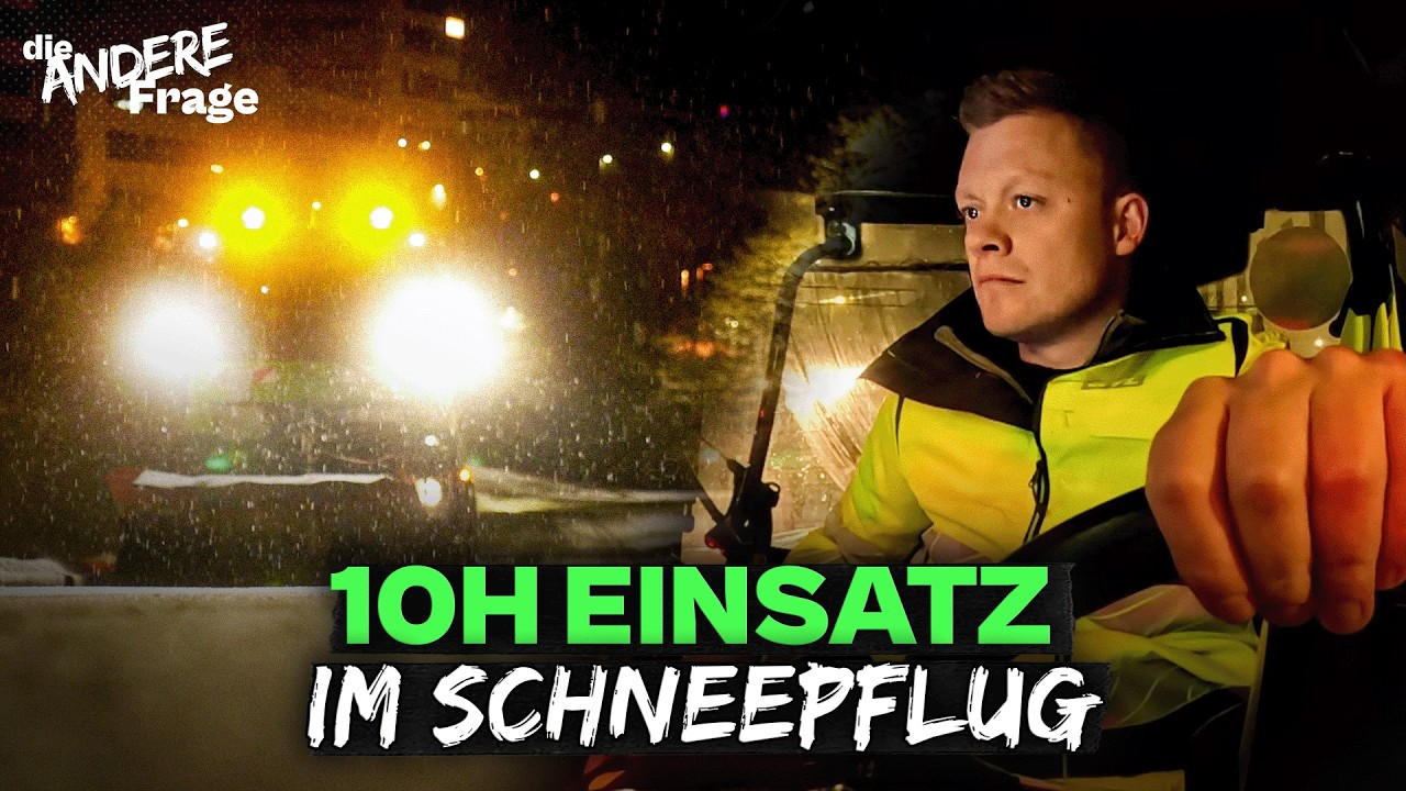 Schneechaos auf der Straße - im Einsatz mit dem Winterdienst | Die andere Frage