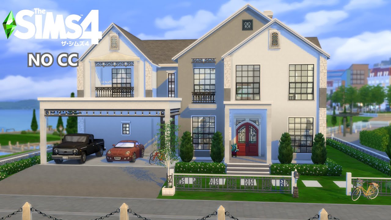 Sims4 | Stop Motion | Modern Family House | No CC | シムズ4建築