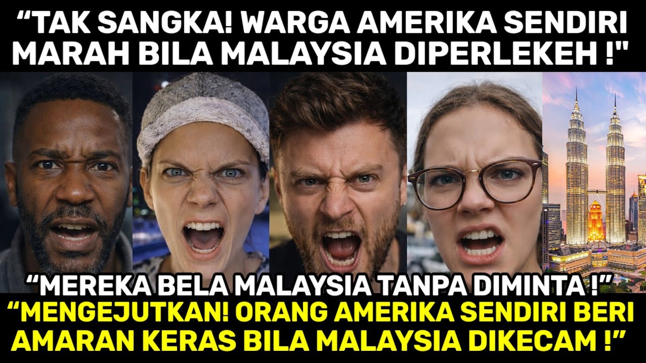 “ORANG AM3RIK4 NAIK ANGIN! MALAYSIA DIHINA, MEREKA TERUS BANGKIT MEMPERTAHANKAN!”