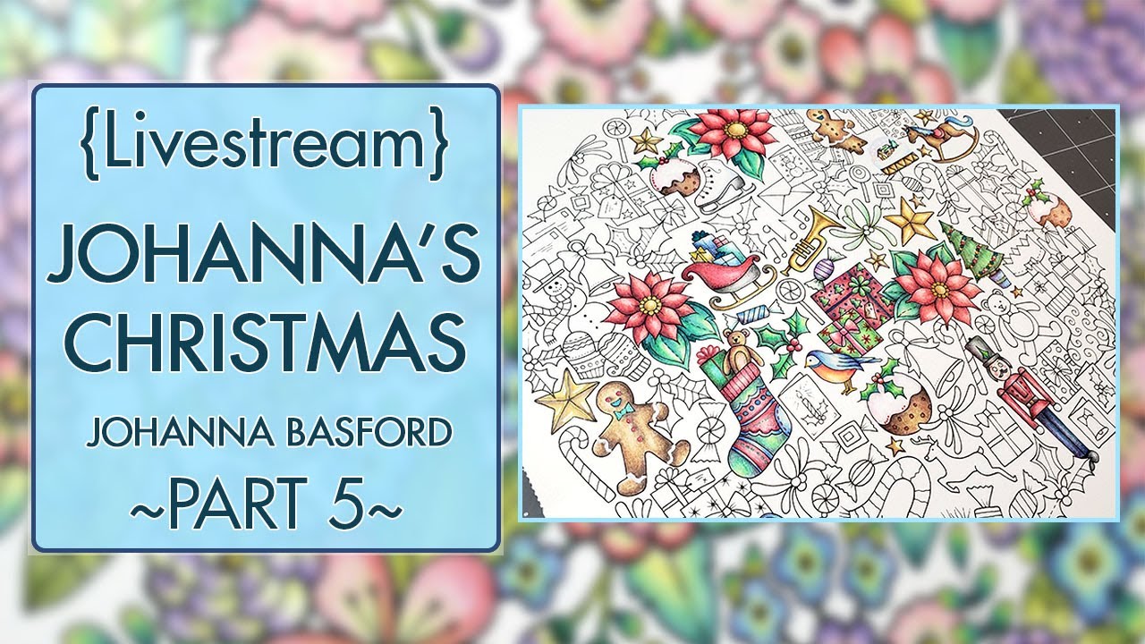 {LIVESTREAM} Part 5 ~ Johanna's Christmas ~ Polychromos ~ !etsy