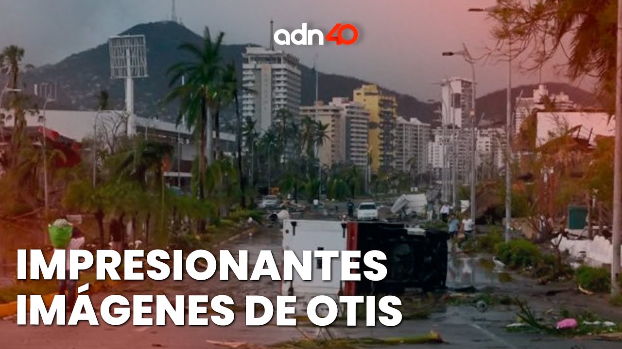 Impresionantes imágenes y sonidos del huracán Otis que golpeó con fuerza las costas de Acapulco
