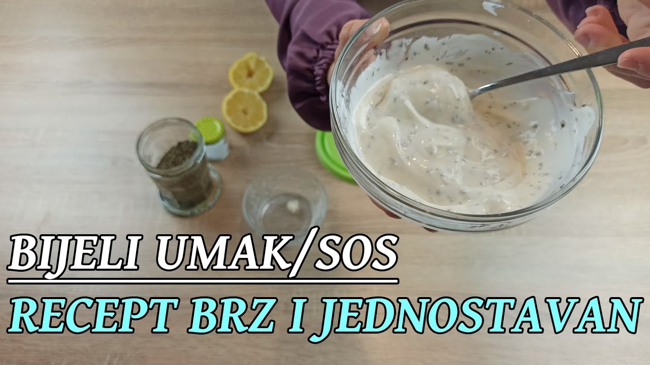 UKUSNI Bijeli sos/Bijeli umak - BRZO I JEDNOSTAVNO