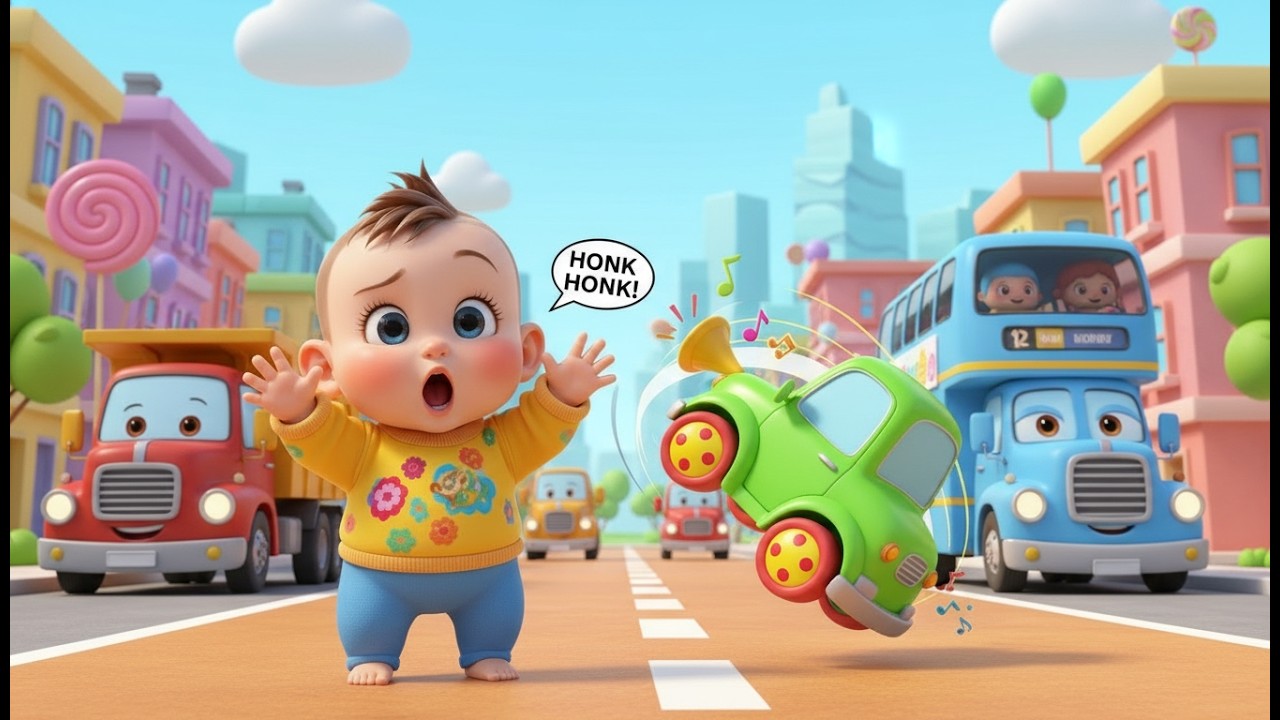 🎵 ¡Ups! Confusión de Vehículos | canciones infantiles | Canción para niños, Diversión con Coches
