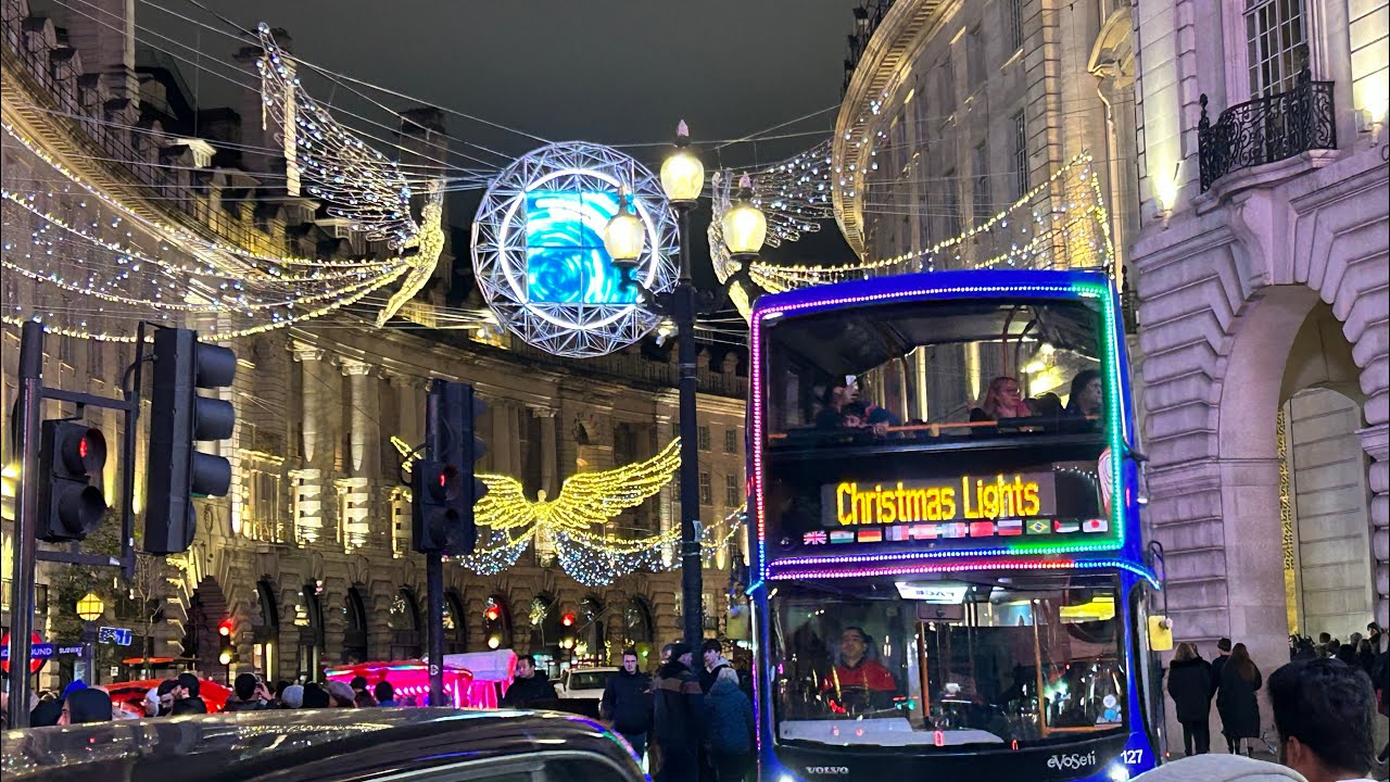 London Christmas walk/London eye/London eye Christmas market/Big Ben/