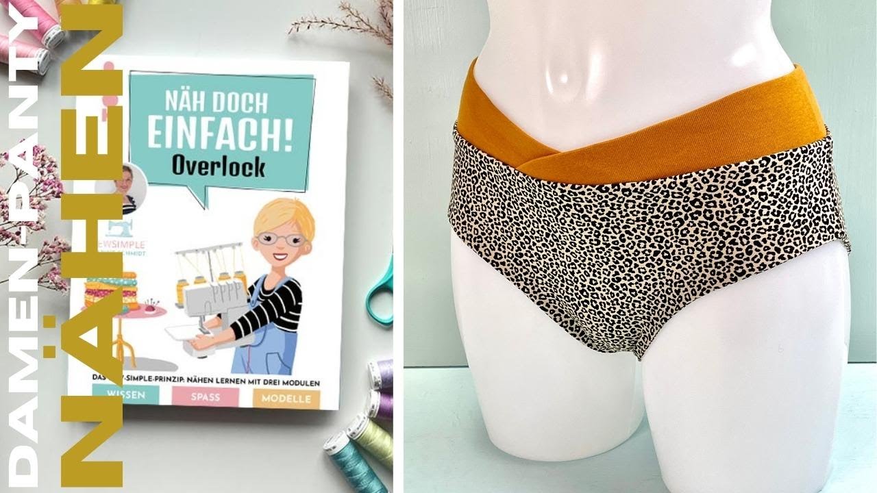 Damenpanty nähen mit der Overlock