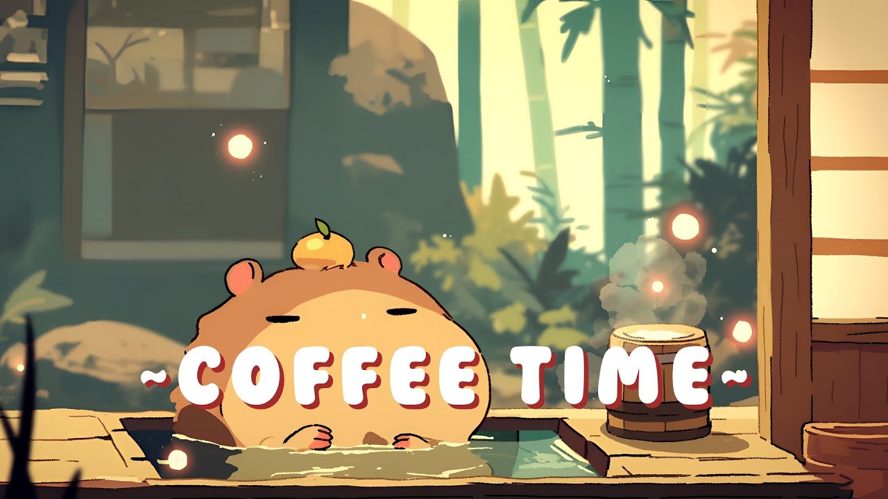 24/7 Capybara Lofi Beats - Lofi Hip Hop for Studying ~ Tranquil Mood ~ 🦫 🌿 ☕
