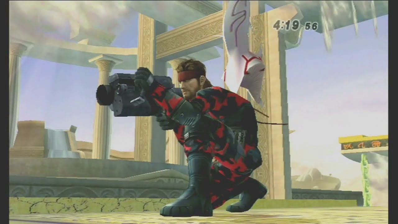 Super Smash Bros. Brawl : Classic Mode on Intense with Snake (Crazy Hand Clear)