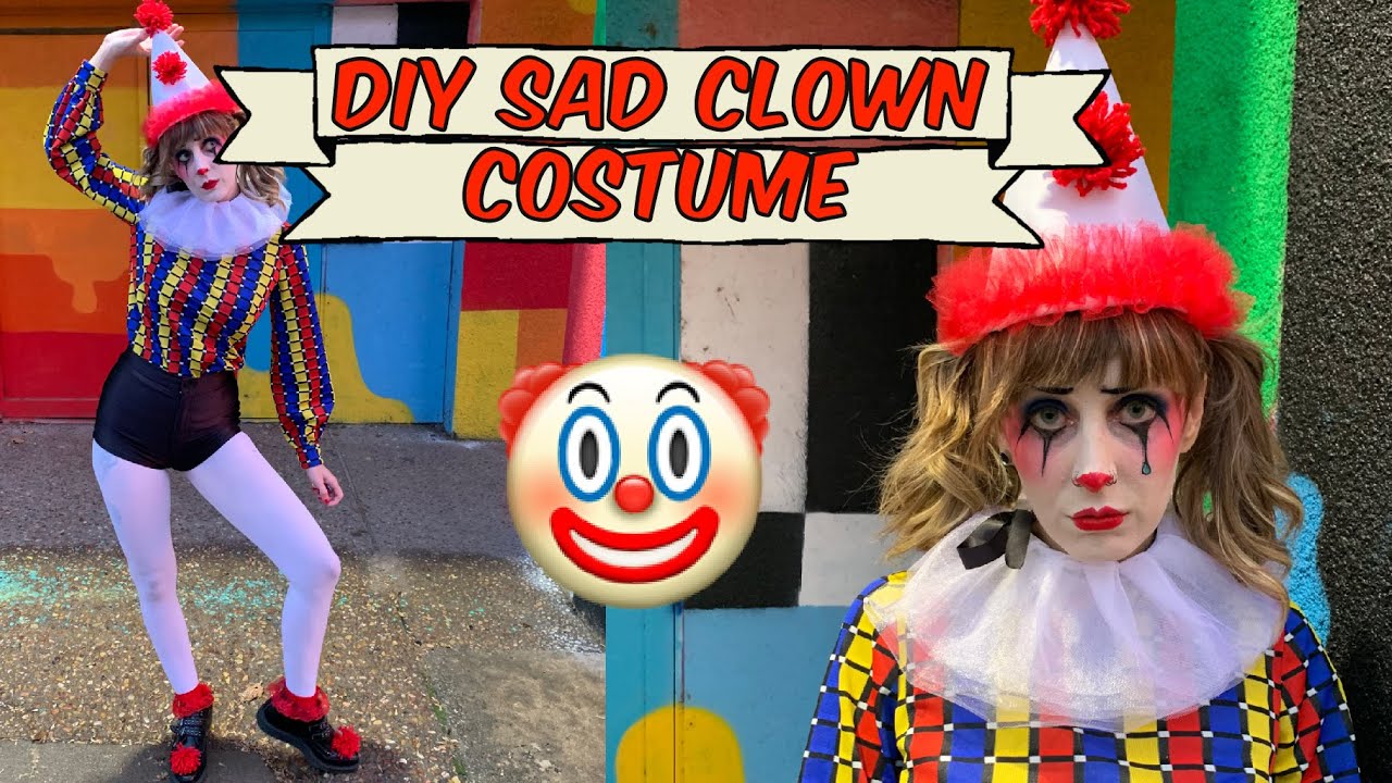 Come Get Ready with me DIY CLOWN COSTUME