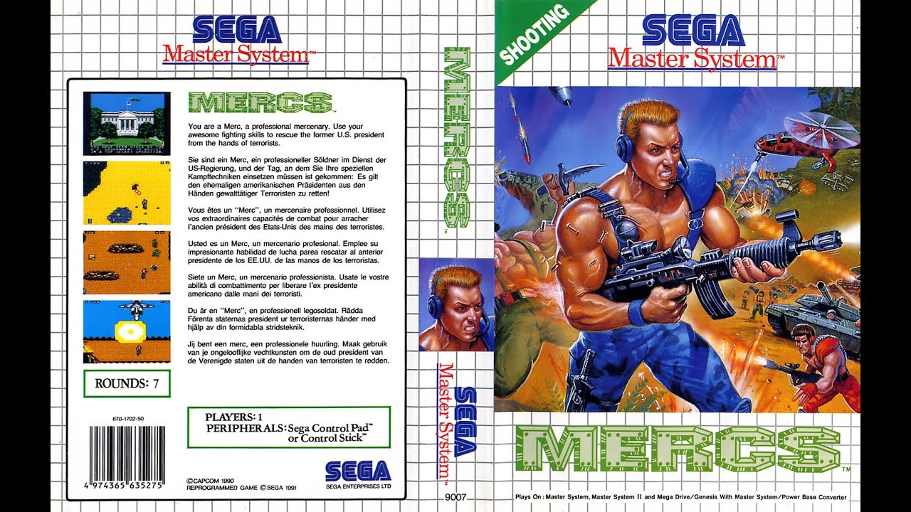 Mercs - Sega Master System - Speedrun in 9m1s