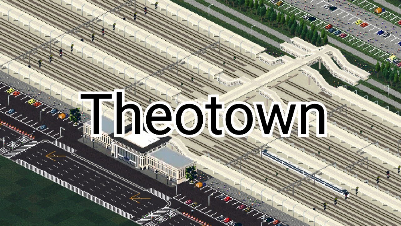 Asia Biggest Train Station in Theotown 