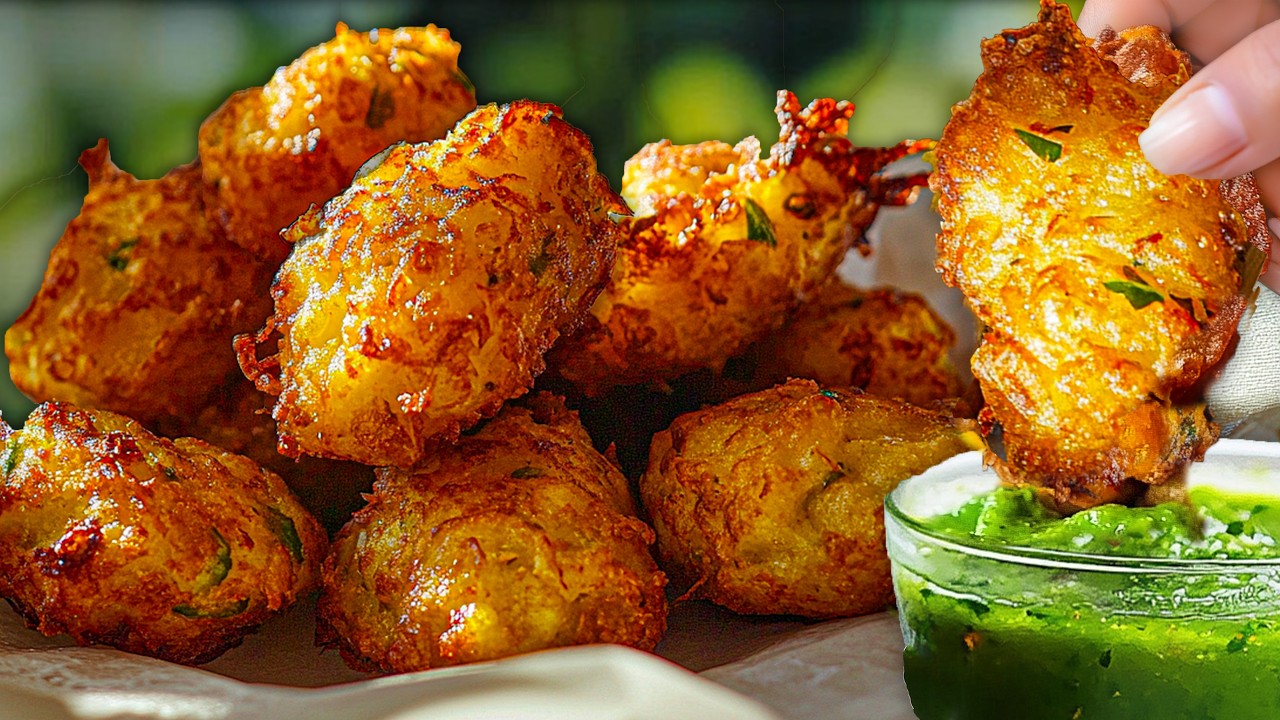 Ух ты! Рамадан Ифтар пакора, 3 пакоры с 5 соусами