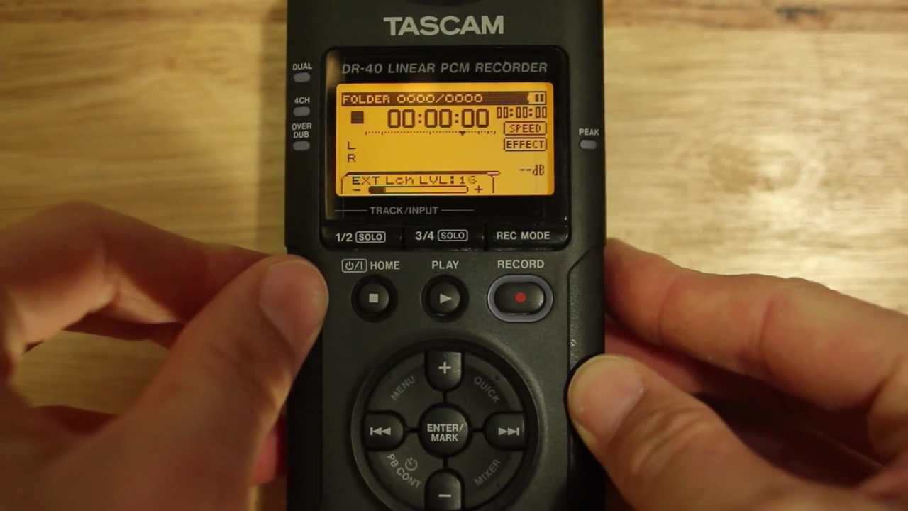 Tascam DR-40 firmware update guide - DSLR FILM NOOB