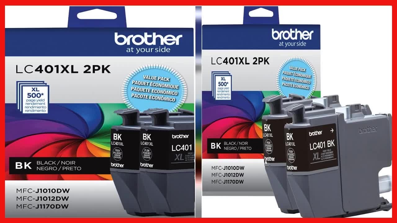 Brother LC401XL 2PK High Yield Black Ink Cartridges Review: Reliable, Sharp, and Long-Lasting Prints