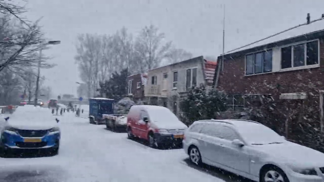 Beautiful Zaandam snow