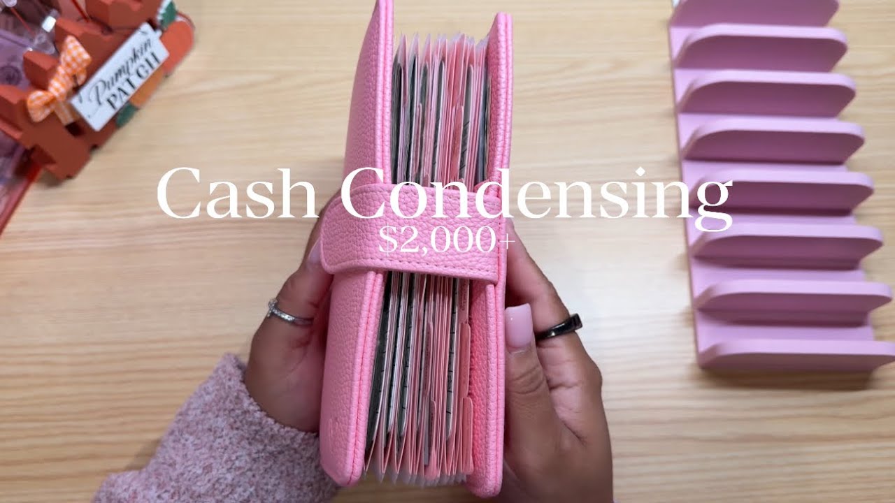 Cash Condensing Sinking Funds + Holidays Binder | August 2025